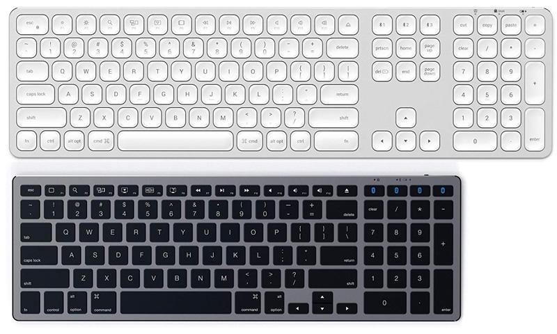 Satechi Aluminum Bluetooth Wireless Keyboard with Numeric Keypad