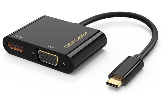 CableCreation USB-C to VGA and HDMI Adapter