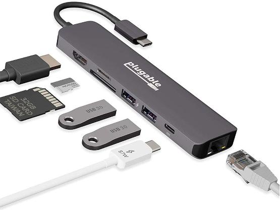 Plugable 7-in-1 USB-C Hub