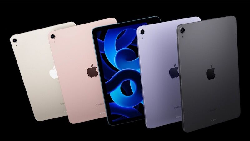 iPad Air 5 new colour options