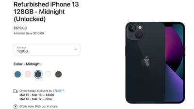 apple refurbished iphone 13