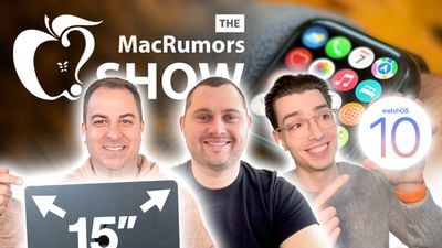 The MacRumors Show Mark Gurman 15 MBA and watchOS 10 alt