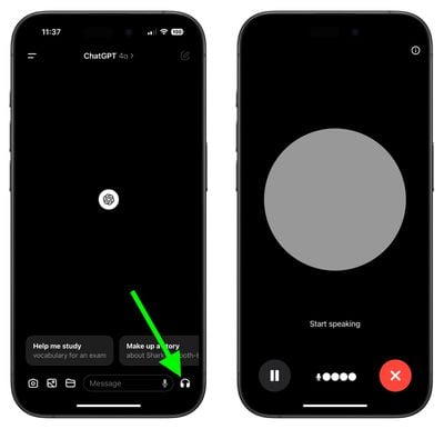 chatgpt ios voice