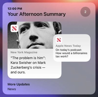 ios 15 2 notification summary