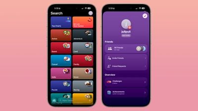 ios 26 games app search