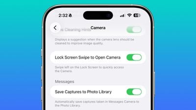 lock screen swipe disable camera